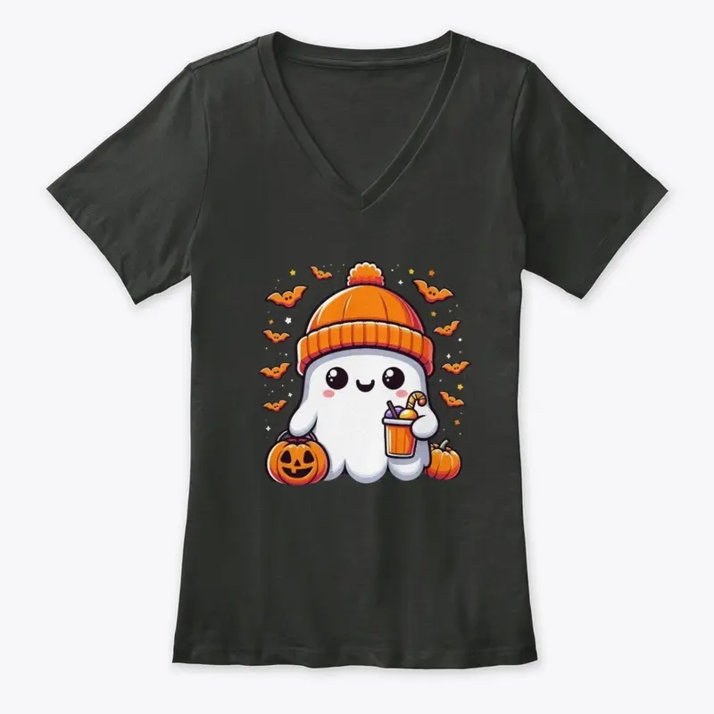 Kawaii Ghosts and Halloween Fun T-Shirt