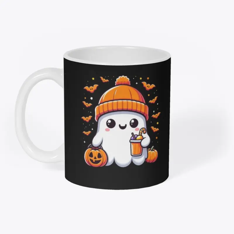 Kawaii Ghosts and Halloween Fun T-Shirt